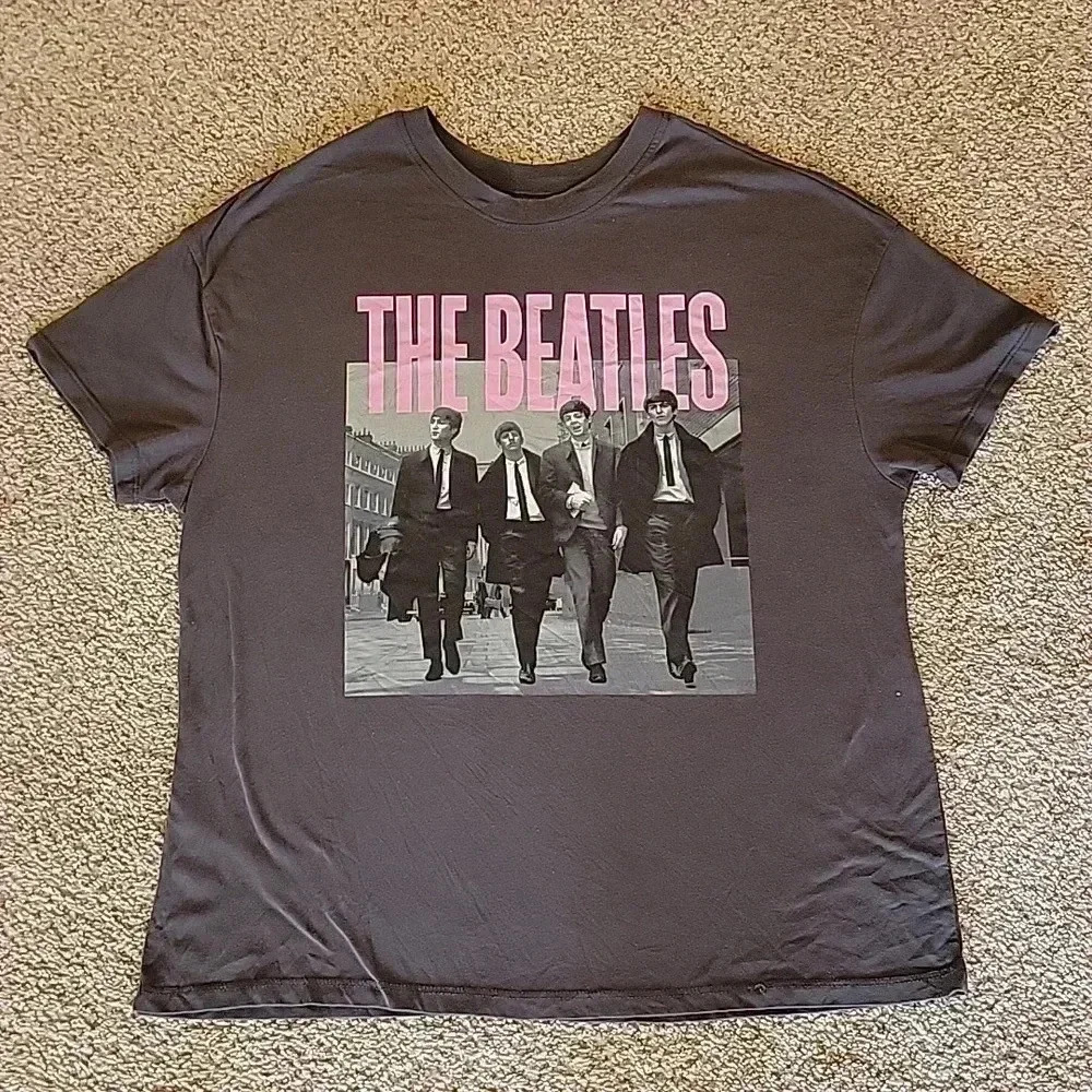 Beatles Grey Tshirt Apple Lable Size XXL - Picture 1 of 5